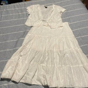 MISS CHIEVIOUS Junior girl’s coverup and skirt set